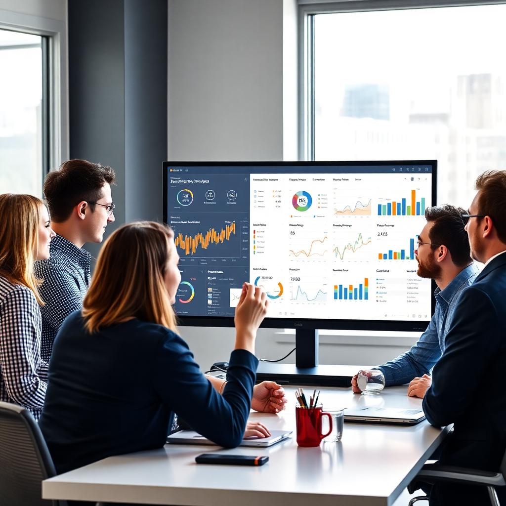 Digital marketing promotion with analytics, social media and growth